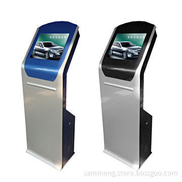 22-inch LCD kiosk with two point IR touch screen